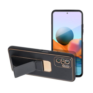 Futerał Forcell LEATHER Case Kickstand do XIAOMI Redmi NOTE 10/10S czarny