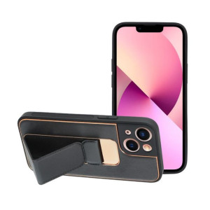 Futerał Forcell LEATHER Case Kickstand do iPhone 13 mini czarny