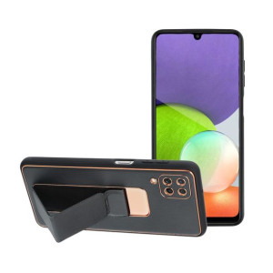 Futerał Forcell LEATHER Case Kickstand do Samsung A12 czarny