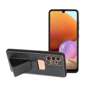 Futerał Forcell LEATHER Case Kickstand do Samsung A72 LTE 4G czarny