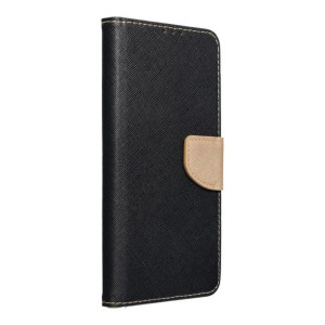 Etui Fancy do SAMSUNG A13 5G czarny/złoty