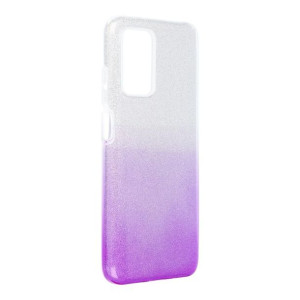 Futerał Forcell SHINING do XIAOMI Redmi 10 transparent/fiolet