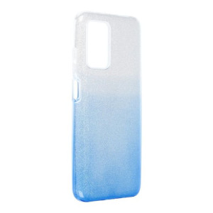 Futerał Forcell SHINING do XIAOMI Redmi 10 transparent/niebieski
