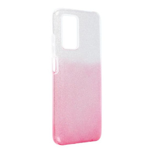 Futerał Forcell SHINING do XIAOMI Redmi 10 transparent/róż