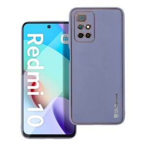 Futerał Forcell LEATHER Case skórzany do XIAOMI Redmi 10 niebieski