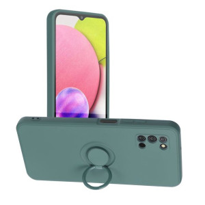 Futerał Forcell SILICONE RING do Samsung A03S zielony
