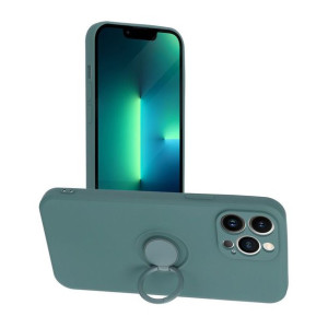 Futerał Forcell SILICONE RING do iPhone 13 PRO zielony