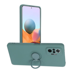 Futerał Forcell SILICONE RING do XIAOMI Redmi NOTE 10 PRO zielony