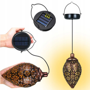 Wodoodporny Wiszące słoneczne lampy ogrodowe LED
