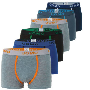 6xBokserki Męskie Bawełniane Mix Zestaw Kolor XXXL