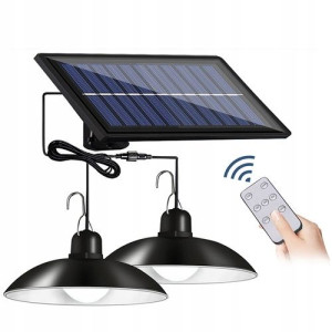 2 X Lampa Żyrandol Solarny Ogrodowy Ozdobny Led