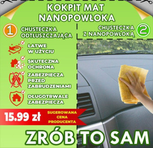 Easyquick Moto Kokpit Mat Nanopowłoka