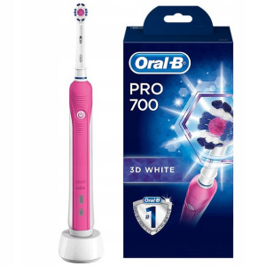 Szczoteczka Elektryczna Oral-b Pro 700 3d Różowa