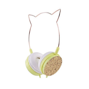 Słuchawki nagłowne CAT EAR model YLFS-22 Jack 3,5mm złote