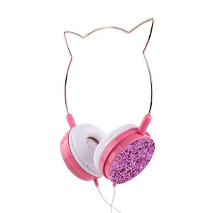 Słuchawki nagłowne CAT EAR model YLFS-22 Jack 3,5mm różowe