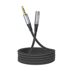 Hoco kabel AUX Audio Jack 3,5mm męski na żeński UPA20 1m czarny