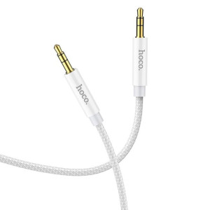 Hoco kabel AUX Audio Jack 3,5mm na Jack 3,5mm UPA19 2m srebrny