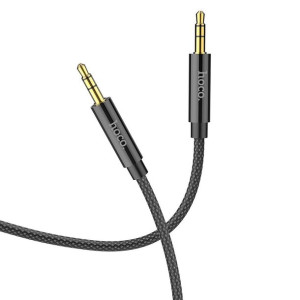 Hoco kabel AUX Audio Jack 3,5mm na Jack 3,5mm UPA19 1m czarny