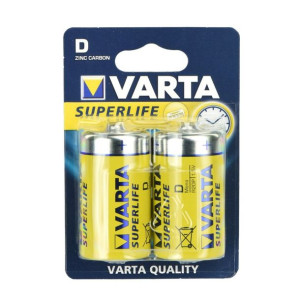 Bateria Cynkowa VARTA R20 typ D 2 szt. Superlife.