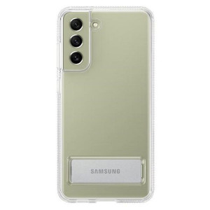 Oryginalny Futerał bezbarwny Standing Cover EF-JG990CTEGWW Samsung S21FE tr