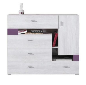 Komoda Młodzieżowa Sosna Nx10 120cm
