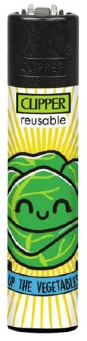 Zapalniczka Clipper wzór FUNNY FOODIE