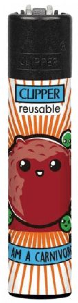 Zapalniczka Clipper wzór FUNNY FOODIE