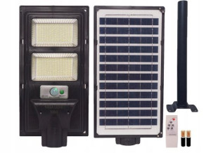 Lampa LED 300W Solarna Uliczna Pilot + Mocowanie
