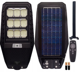 Lampa LED 300W Solarna Uliczna Pilot + Mocowanie