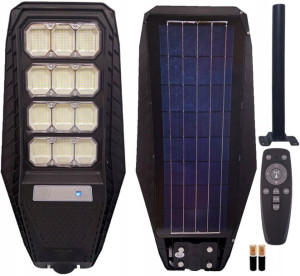 Lampa LED 500W Solarna Uliczna z Pilot + Mocowanie