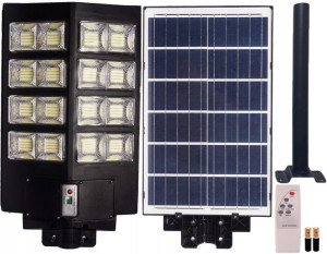 Lampa LED 540W Solarna Uliczna Pilot + Mocowanie