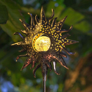 Lampa Solarna Ogrodowa Dekoracyjna Zewnętrzna