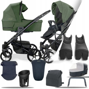 Wózek 2w1 Milu Kids Lluvia Luv 05 I + Adaptery Mc