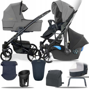 Wózek 3w1 Milu Kids Lluvia Luv 06 I Maxi-cosi Citi