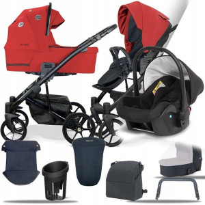 Wózek 3w1 Milu Kids Lluvia Luv 10 I Kite Karwala