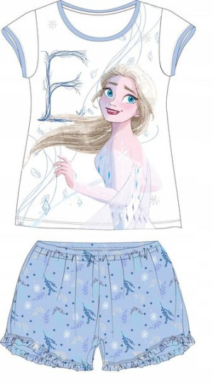 Piżama Dziewczęca Frozen Elsa Kr. Rękaw - 116