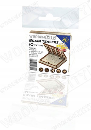 Drewniane Puzzle 3D - Gra Łamigłówka z Drewna