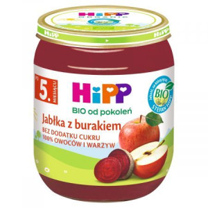 Jabłka z burakiem po 5. miesiącu 125 g Bio