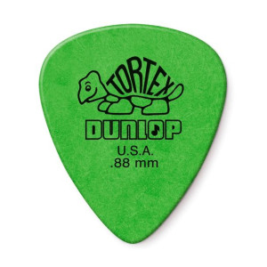 Kostka piórko Dunlop TORTEX 0,88 mm zielona