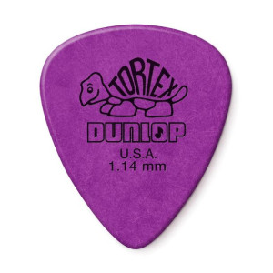Kostka piórko Dunlop TORTEX 1,14 mm fioletowa