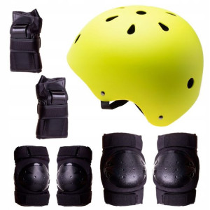 Kask + ochraniacze na rolki, deskorolkę, rower