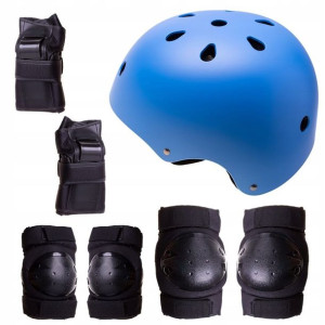 Kask + ochraniacze na rolki, deskorolkę, rower