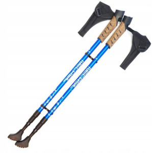Kijki do nordic walking - niebieskie