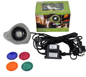Podwodna Lampa Do Oczka Wodnego Halogen 20w Kamień