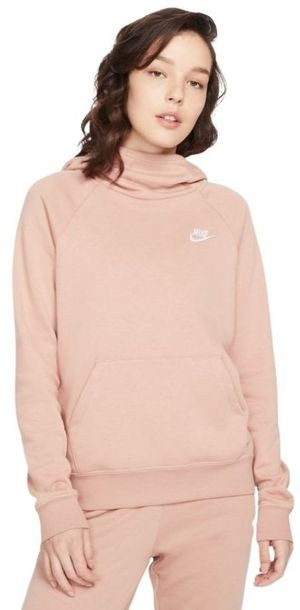 Bluza damska Nike NSW Essntl Flc Fnl Hoodie jasnoróżowa BV4116 609