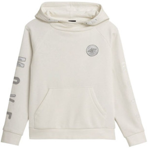 Bluza dla dziewczynki 4F złamana biel HJZ21 JBLD006 11S