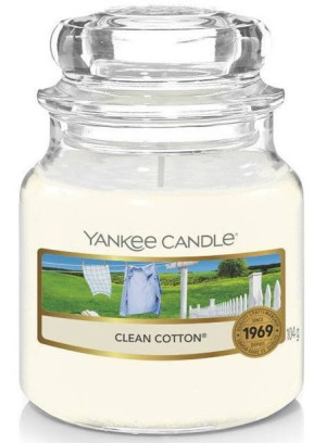 Yankee Candle Clean Cotton Świeca Mała 104 g