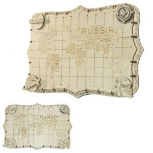 DREWNIANE Puzzle Klocki 3D Mapa Świata 31 el