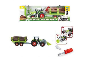 Traktor Z Przyczepa Do Skręcania Zestaw Mechanika