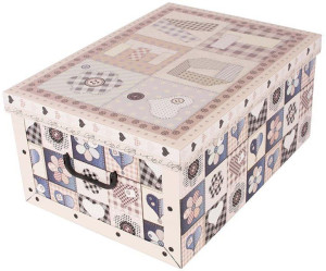 Pudełko kartonowe 51x37x24 MAXI SERDUSZKA BEŻOWE